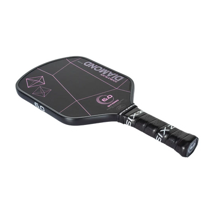 Six Zero Double Black Diamond paddle with Raw Carbon Technology for precision and control in pickleball, 2023 Paddle of the Year