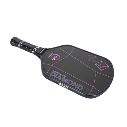 Six Zero Double Black Diamond Control pickleball paddle with Raw Carbon Technology, Paddle of the Year 2023, precision and control