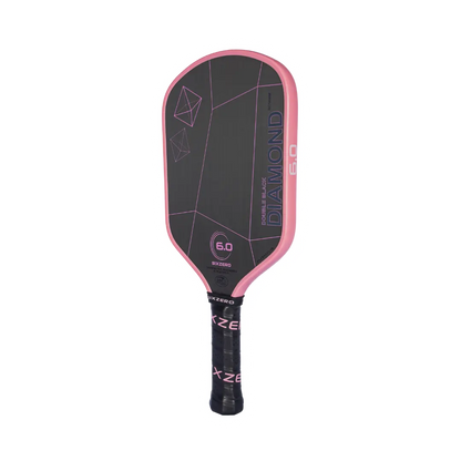 Six Zero Double Black Diamond Control paddle featuring Raw Carbon Technology for unmatched precision and control in pickleball.