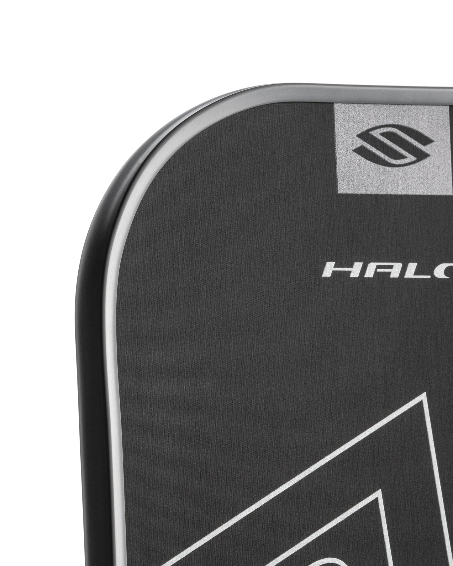 Close-up of the SLK HALO Power XL paddle showcasing its sleek design and high-quality T700 Raw Carbon Fiber finish.