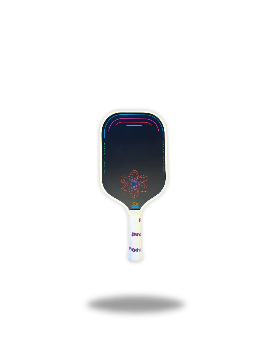 Proton Series Three Raw Carbon paddle for pre-order, designed for durability and high performance in intense play.