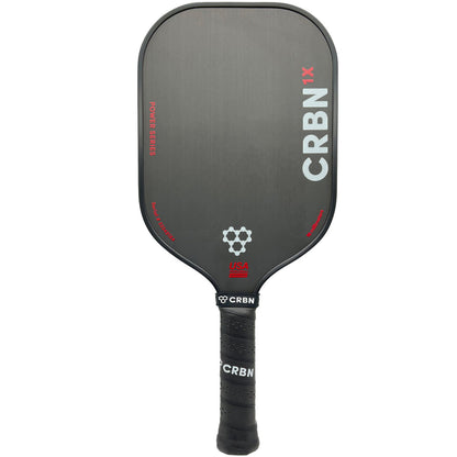 CRBN X Elongated Power Paddle with durable carbon fiber face for elite pickleball players seeking unmatched power and performance