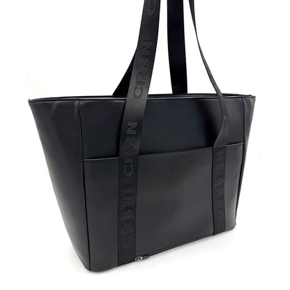CRBN Club Pickleball Tote Bag [NEW] featuring Italian PU leather and structured design for modern appeal.