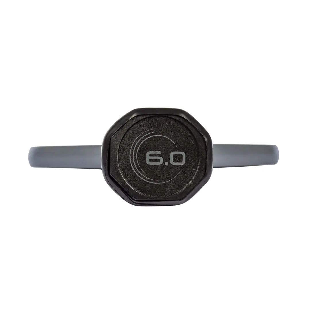 Six Zero Infinity Edgeless Black Diamond Power Paddle handle with patent-pending edge, designed for high-performance pickleball.