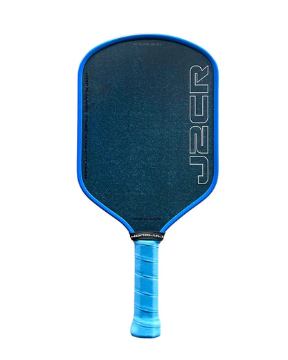 Honolulu J2CR Crystal Blue Endurance Surface™ (Standard Handle) paddle with vibrant blue design.