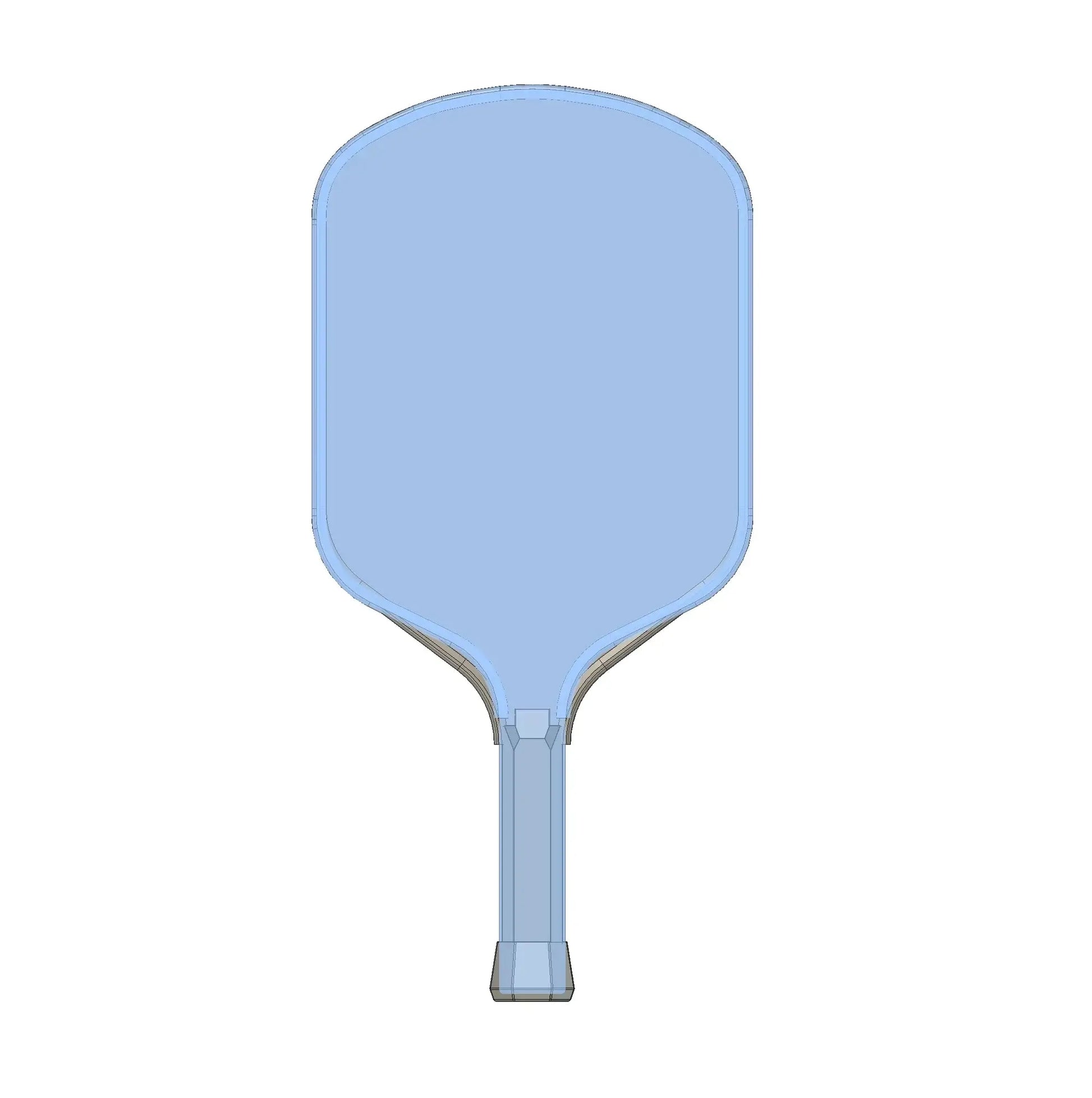 Honolulu J2CR Crystal Blue Endurance Surface™ (Extended Handle) paddle top view