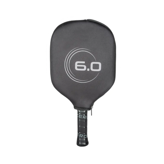 Six Zero Premium Neoprene Paddle Cover in Black with White Logo