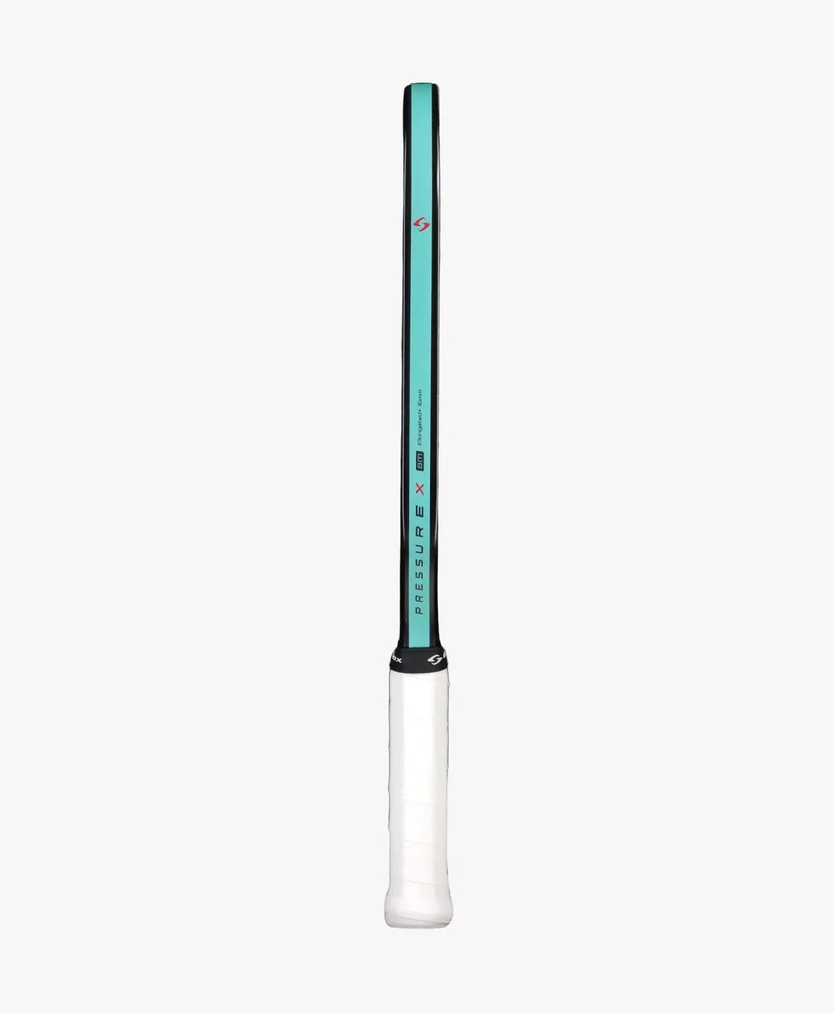 Gearbox Pressure X 8M Elongated racquet showcasing its sleek design and advanced features for powerful performance.