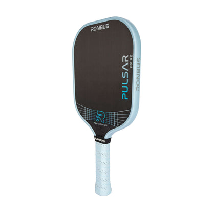 Ronbus R2 Pulsar FX thermoforming paddle with patent pending carbon fiber grid for maximum spin and power.