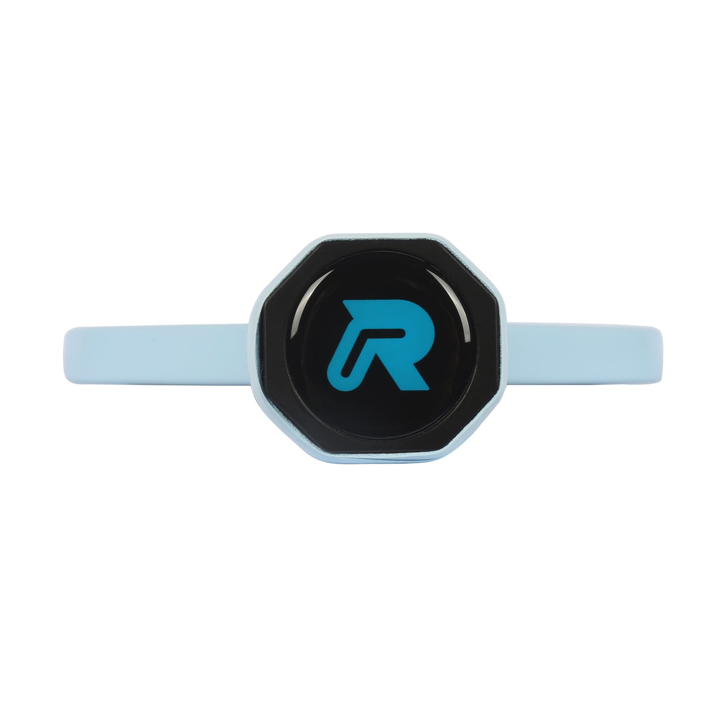 Ronbus Ripple R1.14 paddle with 3D carbon fiber grid infused EVA core and octagon grip in light blue color.