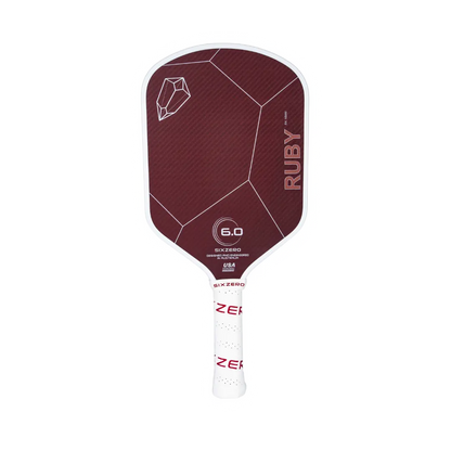 Six Zero Ruby Pickleball Paddle - advanced spin technology for superior control on the court