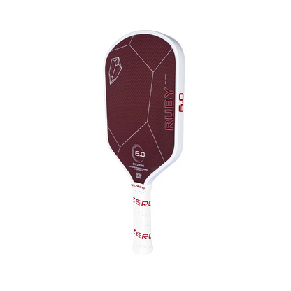 Six Zero Ruby pickleball paddle featuring innovative technology for exceptional control and spin