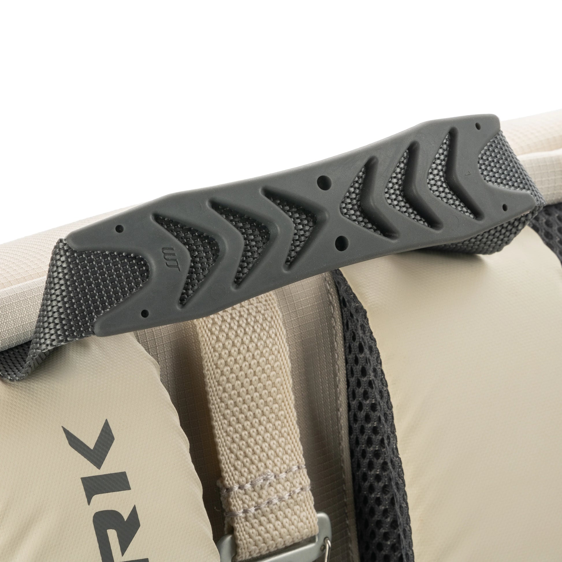 Close-up of Selkirk Pro Line Team Bag backpack strap support featuring ergonomic design for comfort and stability.