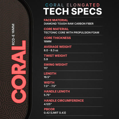 Six Zero Coral 16mm (Elongated)