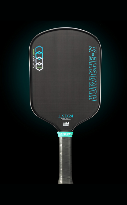 11SIX24 Hurache-X Control+ pickleball paddle with innovative design and CFC surface technology. Pre-order available now.