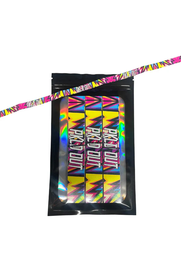 PKLDOUT Paddle Edge Tape in vibrant packaging, featuring colorful design, sold per piece with fitting options for various paddle thicknesses.