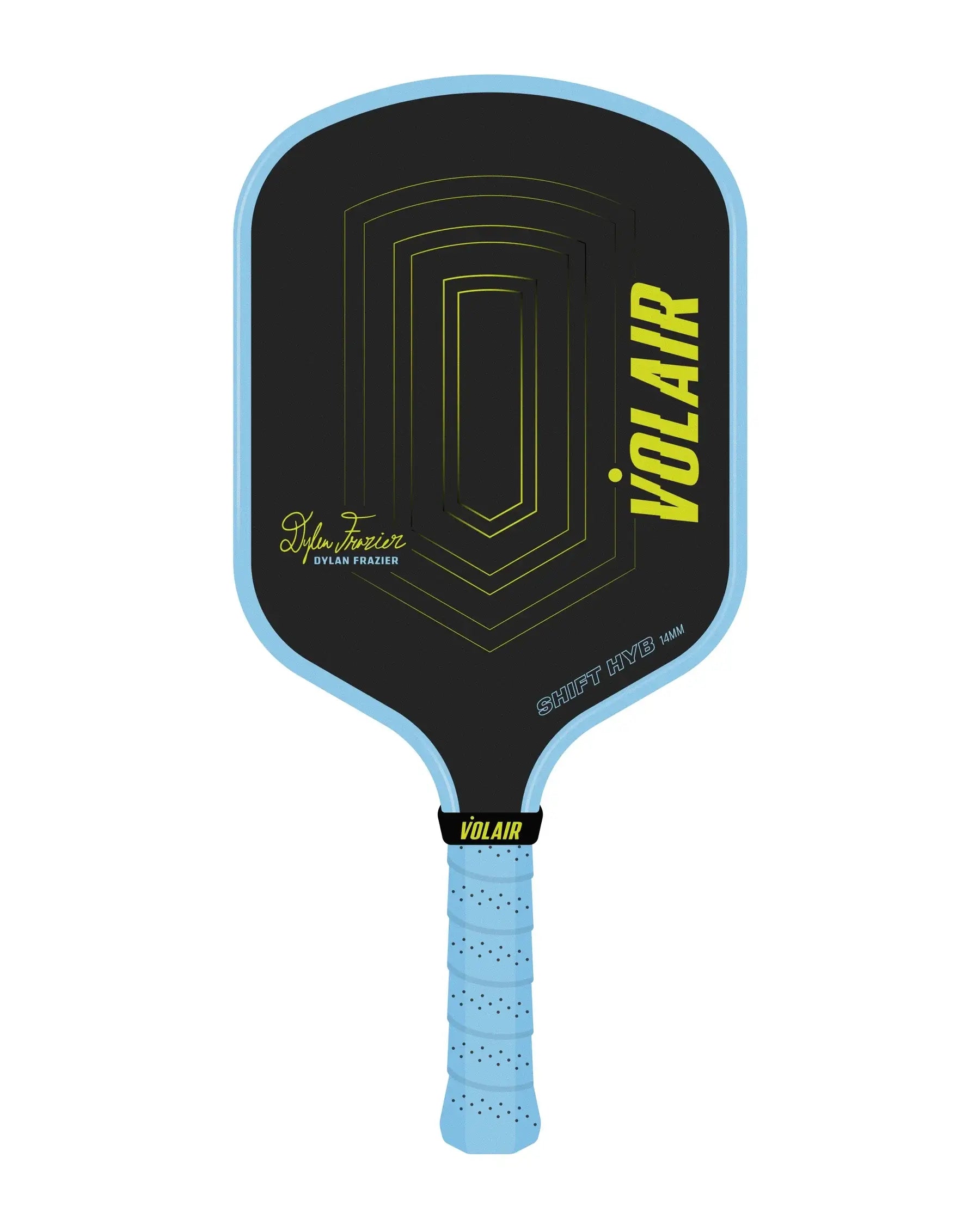 Volair SHIFT HYB Pickleball Paddle 14mm – Dylan Fraizer signature paddle featuring a sleek design and comfortable grip.