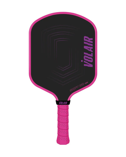 Volair SHIFT WB Pickleball Paddle - 14mm in pink and black design with textured grip.