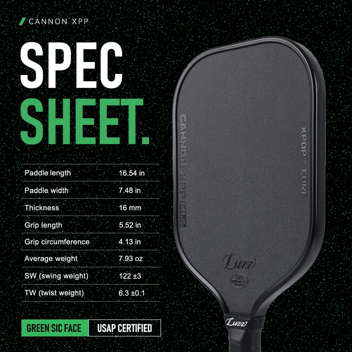 Luzz Cannon XPP M1 Paddle