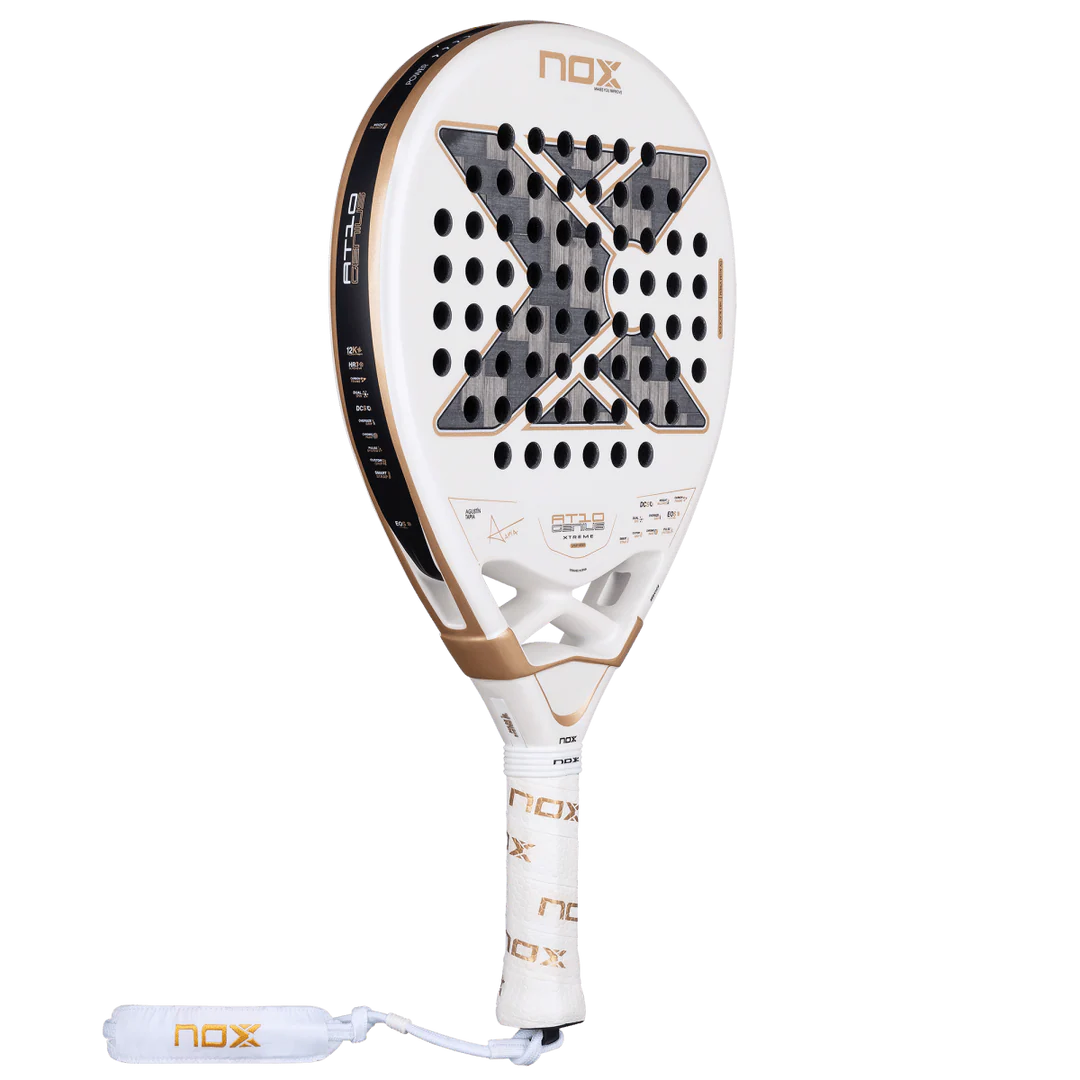 NOX AT10 LUXURY GENIUS 12K ALUM XTREM 2026 BY AGUSTÍN TAPIA paddle with innovative design and features.