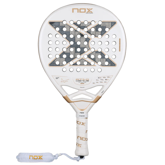 NOX AT10 LUXURY GENIUS 12K ALUM XTREM 2026 BY AGUSTÍN TAPIA paddles front view with advanced technology features.