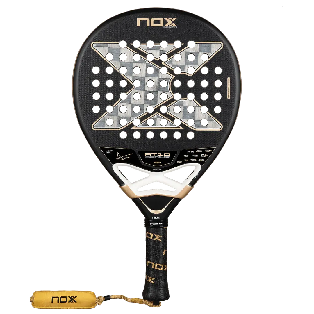 NOX AT10 LUXURY GENIUS 18K ALUM 2026 BY AGUSTÍN TAPIA racket with innovative design and Weight Balance system.