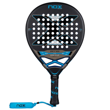 NOX AT10 PRO CUP SOFT BY AGUSTÍN TAPIA racket featuring advanced technologies and stylish design.