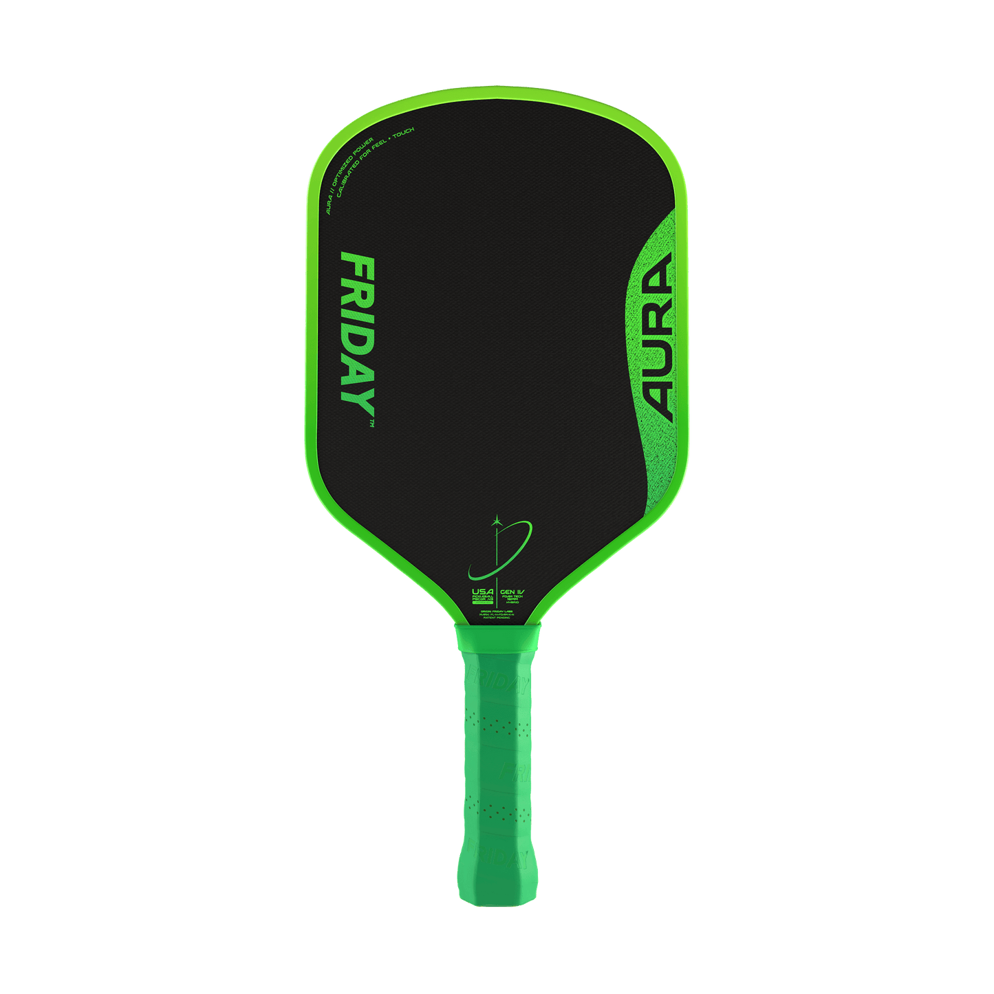 Friday AURA - Hybrid paddle featuring a triple-foam core and T700 raw carbon fiber face.