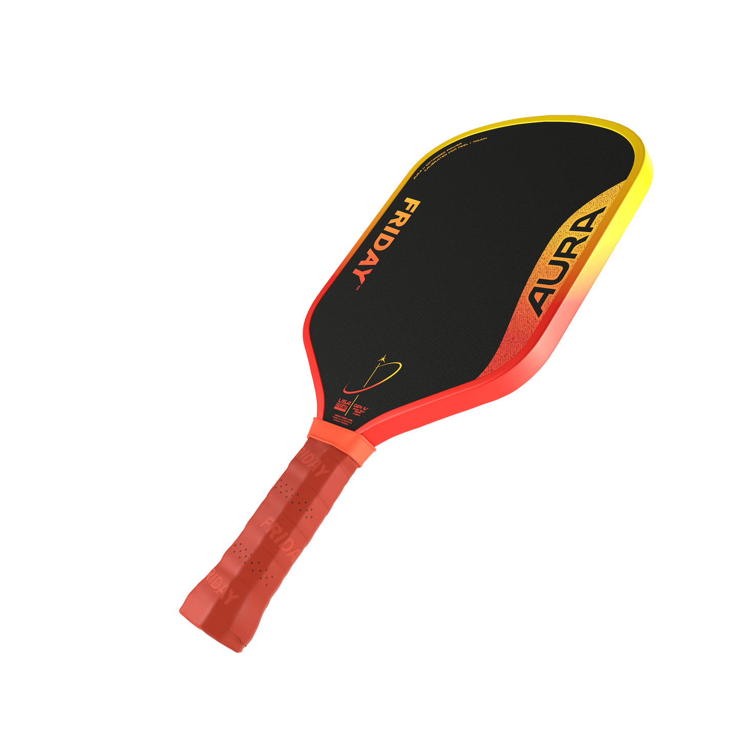 Friday AURA - Hybrid paddle featuring a triple-foam core and T700 raw carbon fiber face.