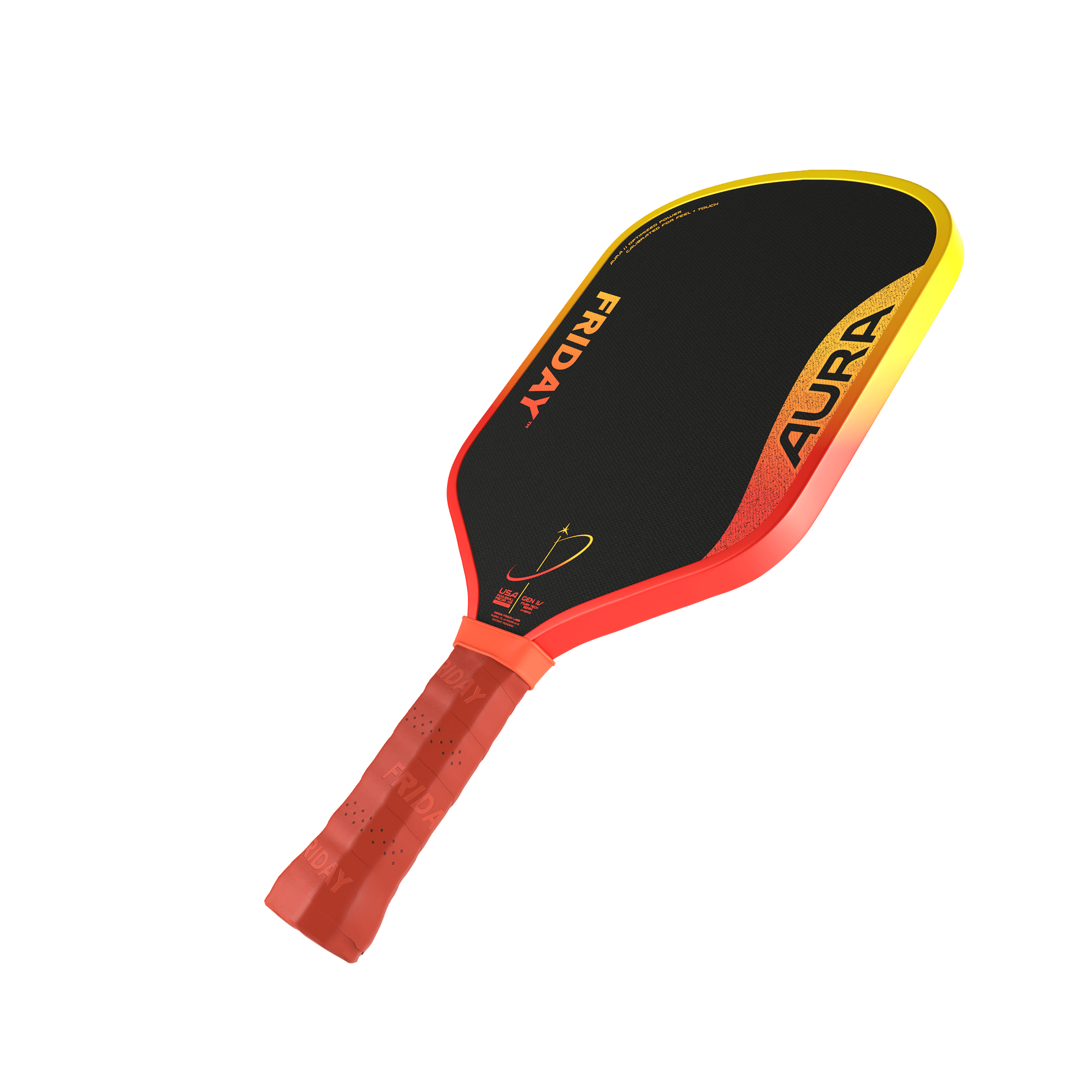 Friday AURA - Hybrid paddle featuring a triple-foam core and T700 raw carbon fiber face.