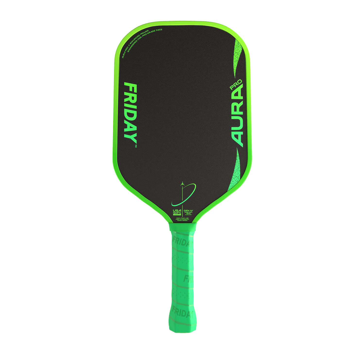 Friday AURA PRO - Elongated paddle with Enhanced Power and T700 Carbon Fiber face.