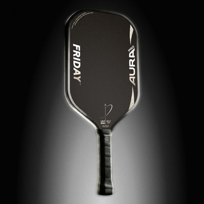 Friday AURA PRO - Elongated paddle showcasing its sleek design and high-performance features.