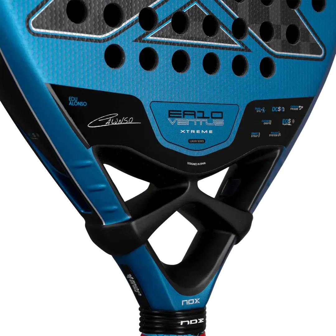 NOX EA10 VENTUS ATTACK 12K XTREM BY EDU ALONSO paddle racket close-up view