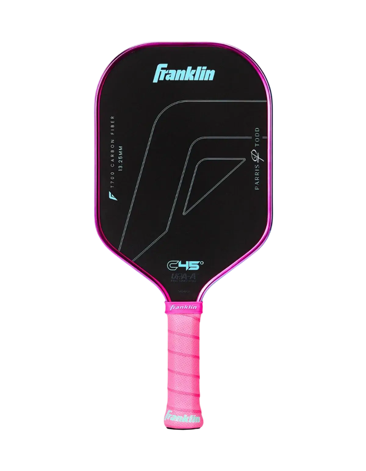 Franklin C45 Parris Todd Paddle Series in pink with a sleek design for ultimate control and performance.