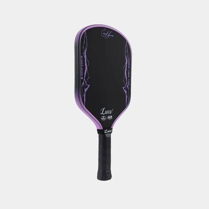 Luzz Chris Haworth Glider 2026 Hybrid Paddle featuring an upgraded design with purple accents.