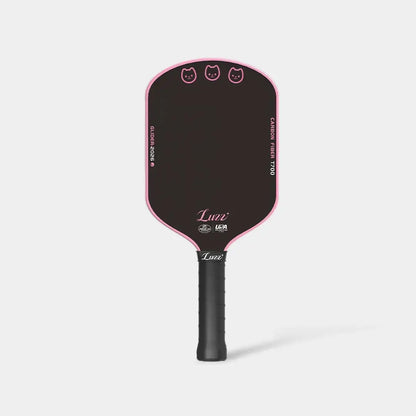Luzz Gabby's Dollhouse Glider 2026 Hybrid Paddle back view with pink accents and cat designs.