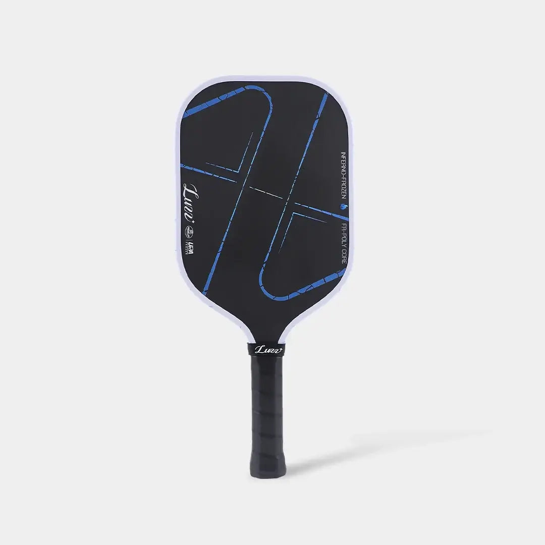 Luzz Inferno Frozen Paddle with sleek design, enhancing control and stability for competitive play.