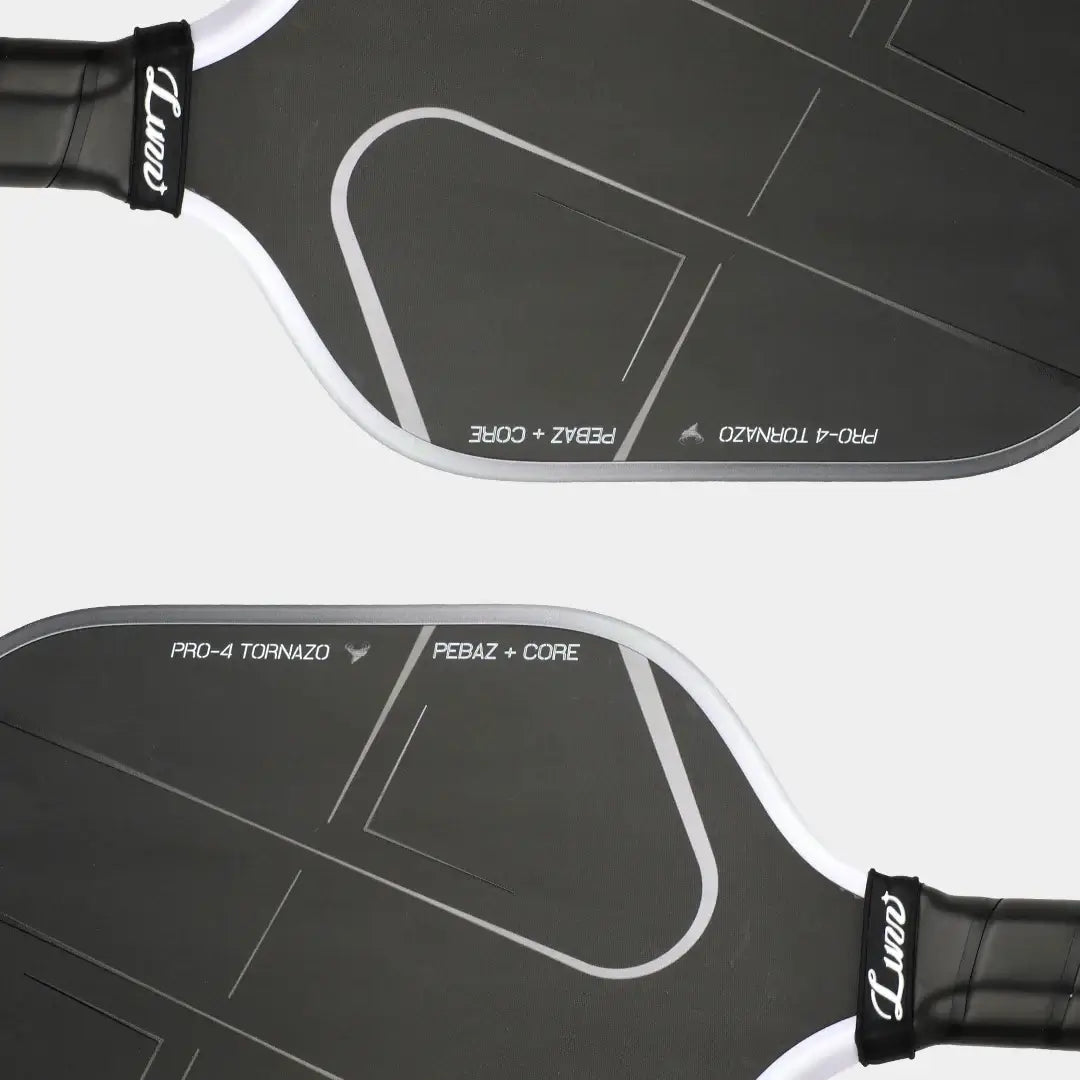 Luzz Pro 4 Tornazo pickleball paddle featuring PEBAZ™ foam core technology.