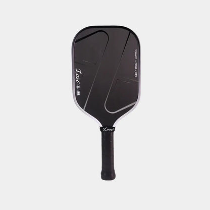 Luzz Pro 4 Tornazo pickleball paddle with PEBAZ foam core in sleek black design.