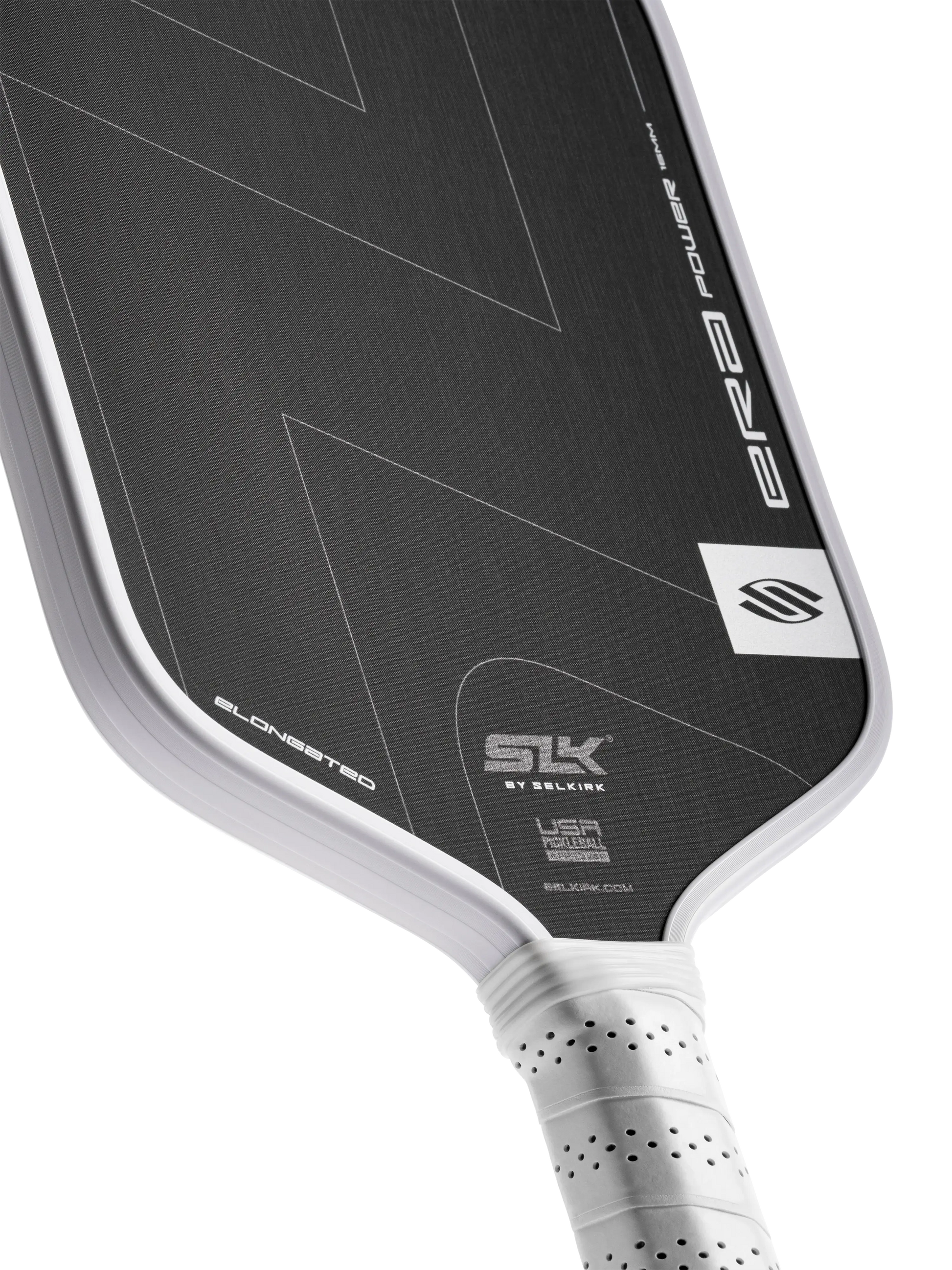 SLK ERA Power elongated pickleball paddle featuring Dynamic Fusion Core for enhanced power and a larger sweet spot.