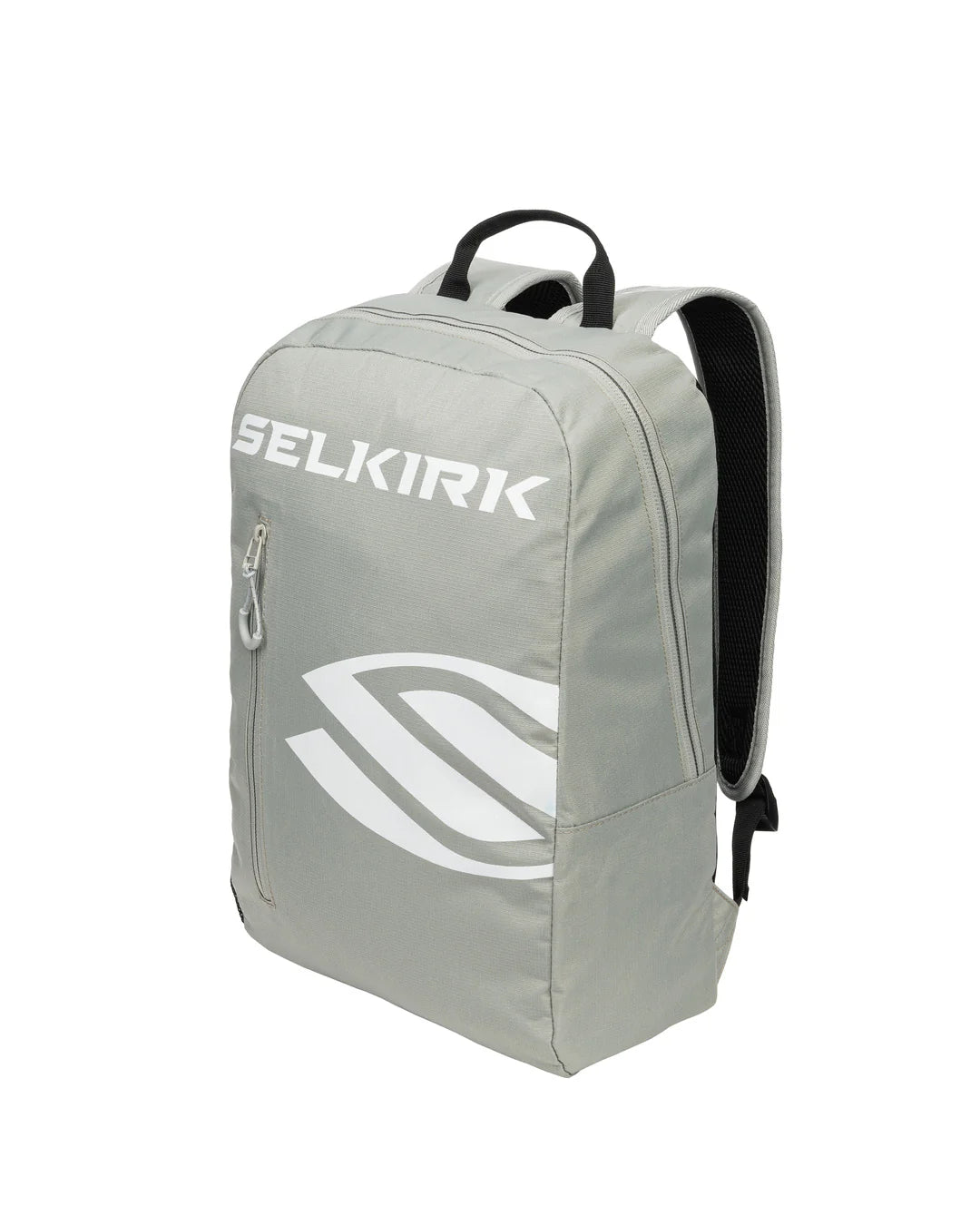 Selkirk Sport Core Line Day Bag in light gray, ideal for pickleball gear and crafted from durable +V11 Max Polyfiber.