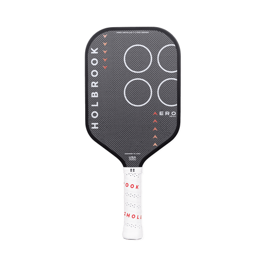 Holbrook Pro Aero Metallic T pickleball paddle featuring sleek design, superior grip, and control for high performance.