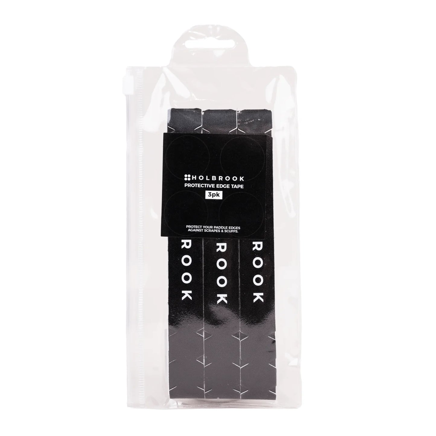 Holbrook Protective Edge Tape 3 pack for pickleball paddles with durable, wear-resistant design for optimal paddle protection.