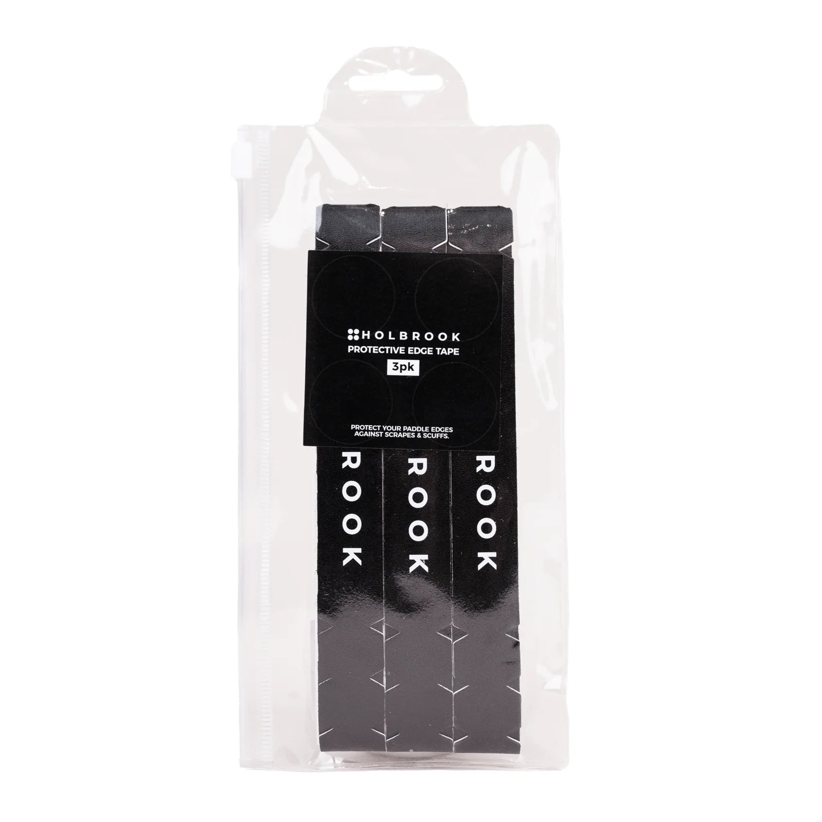Holbrook Protective Edge Tape 3 pack for pickleball paddles with durable, wear-resistant design for optimal paddle protection.