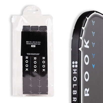 Holbrook Protective Edge Tape 3 Pack for pickleball paddle, featuring durable, wear-resistant materials for ultimate protection.