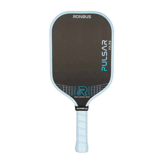 Ronbus R3 Pulsar FX thermoforming paddle with patent pending grid technology for enhanced power and maximum spin.