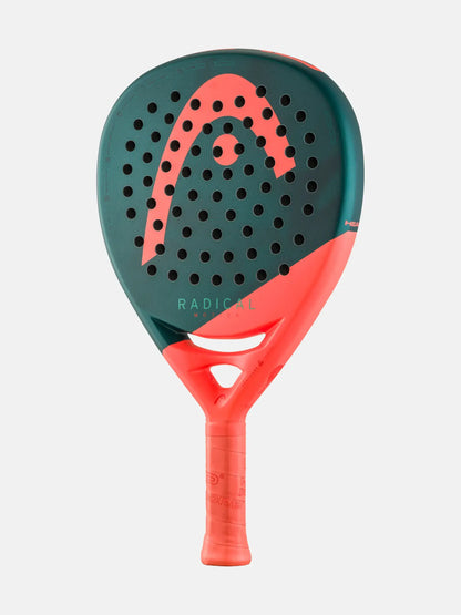 HEAD Radical Motion Padel Racquet featuring a dynamic design with a lightweight build for advanced players.