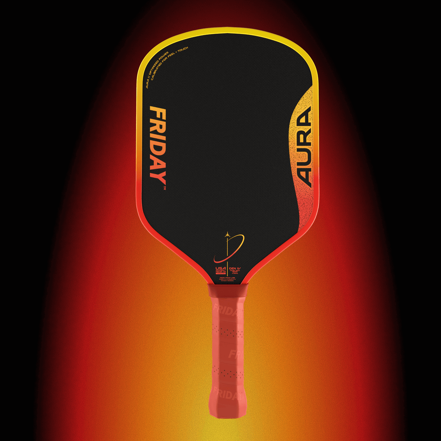 Friday AURA - Hybrid pickleball paddle with optimized power and durable design
