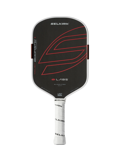 Selkirk LABS Project Boomstik® Raw Carbon [ELONGATED] pickleball racket front view