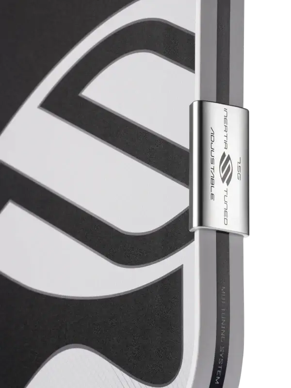 Close-up of the Selkirk OMNI Pickleball Paddle (Elongated) showcasing its adjustable design and modern styling.
